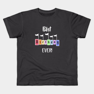 Best Birthday Pastel Rainbow Kids T-Shirt